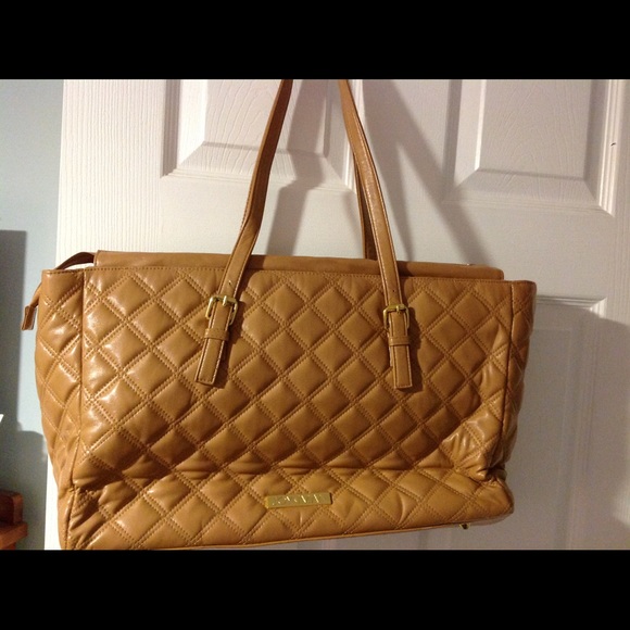joy & iman quilted tote